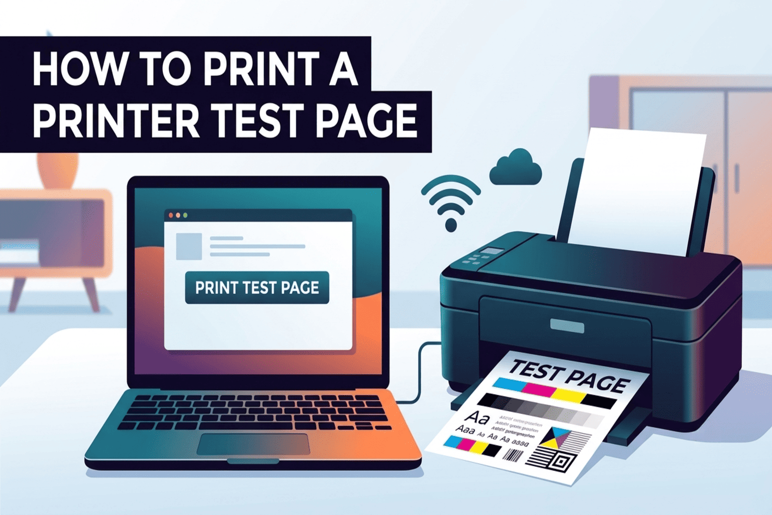 How to Print a Test Page