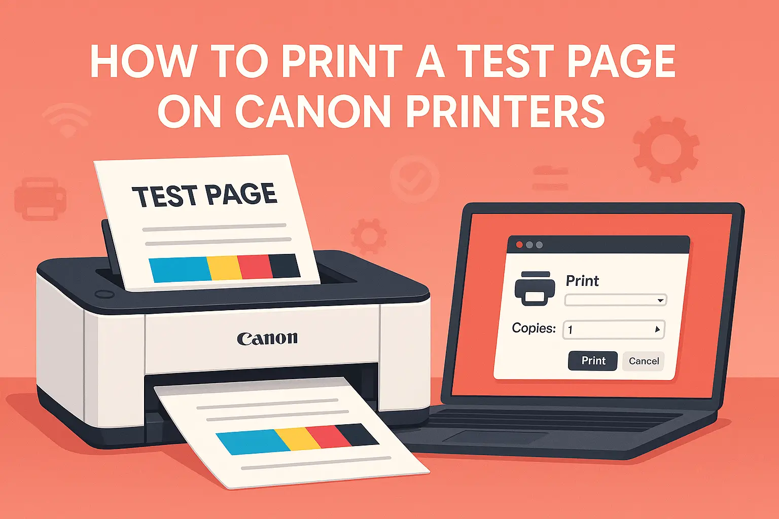 How to Print a Test Page on Canon Printers