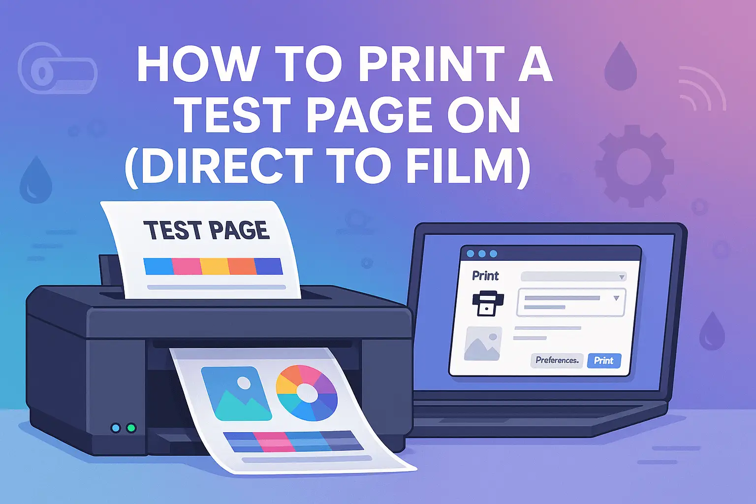 How to Print a Test Page on DTF (Direct to Film)