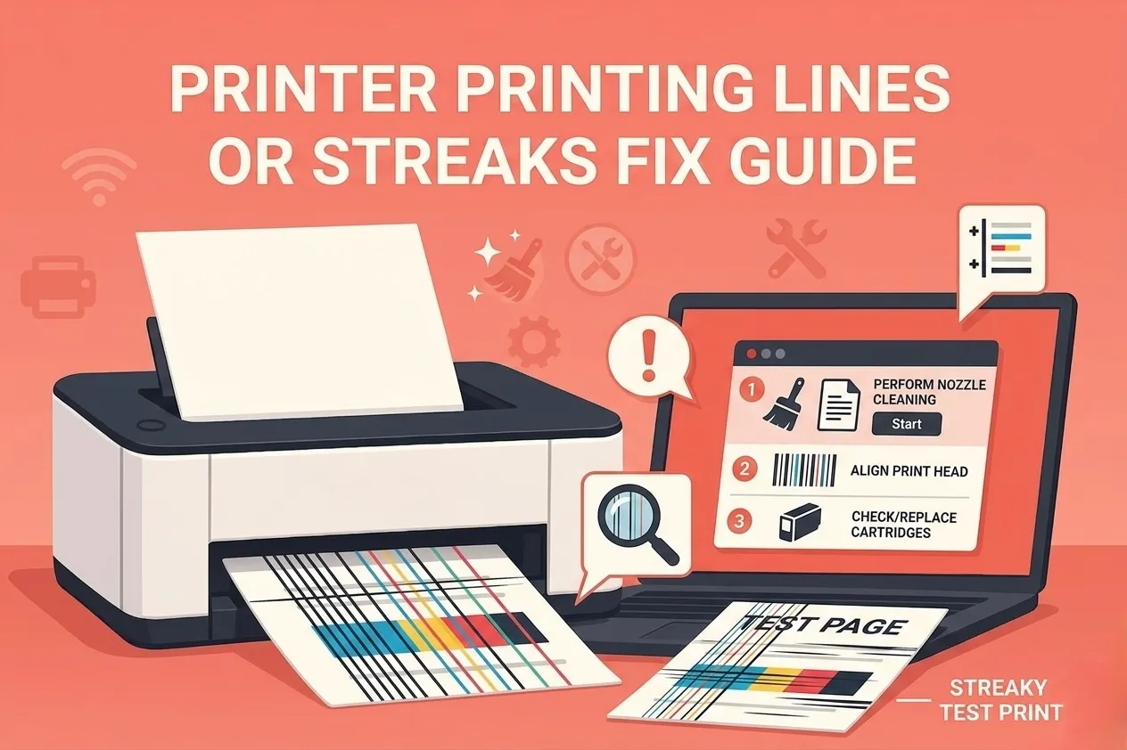 Printer Printing Lines or Streaks Fix Guide