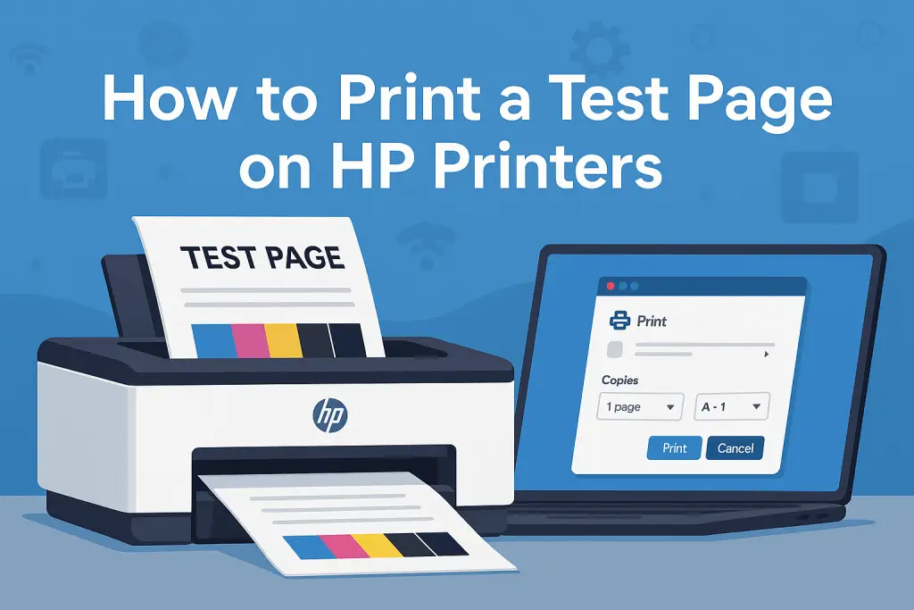 How to Print a Test Page on HP Printers