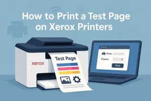 How to Print a Test Page on Xerox Printers