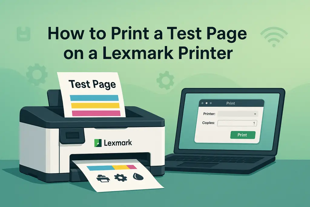 How to Print a Test Page on a Lexmark Printer